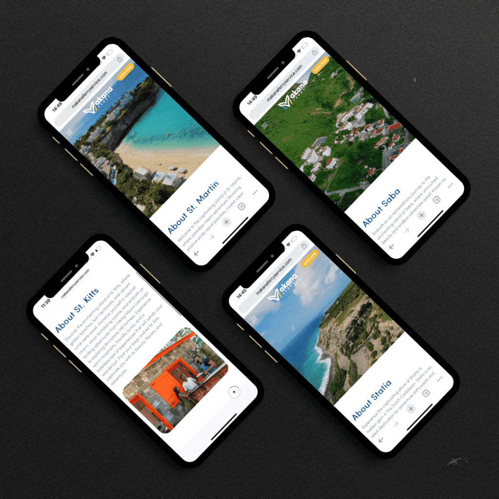 Makana Ferry Services, Ferry service website by Let's Build That Site