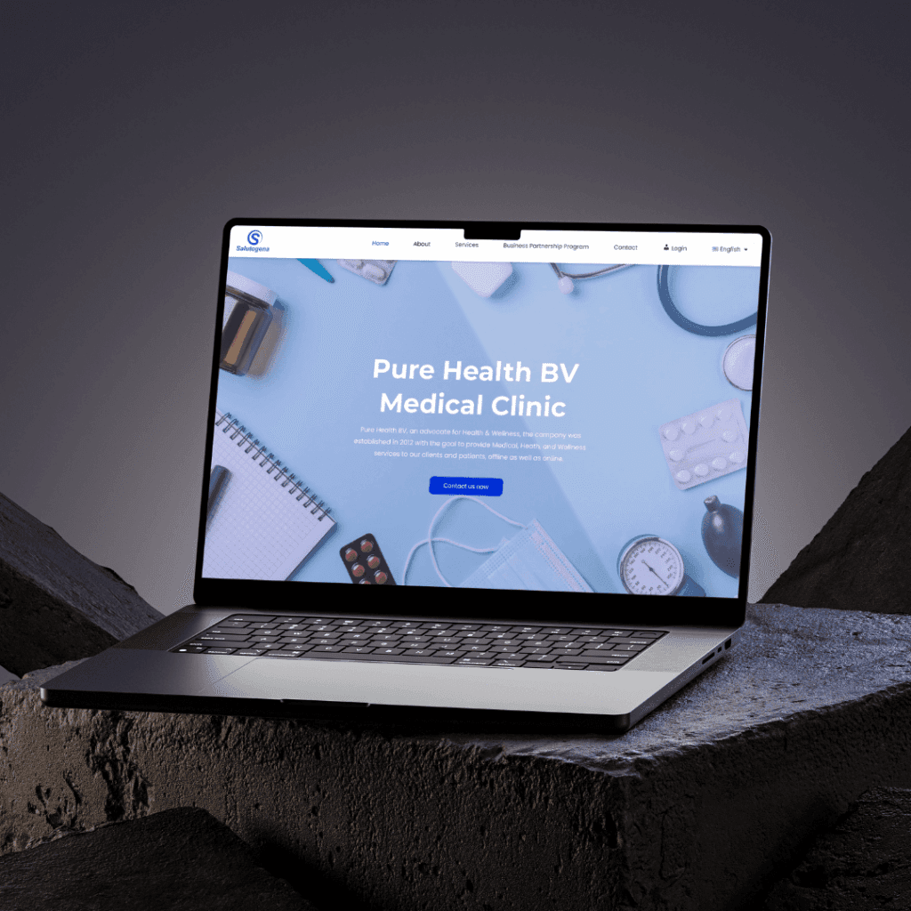 Pure Health BV, Medical clinic by Let's Build That Site