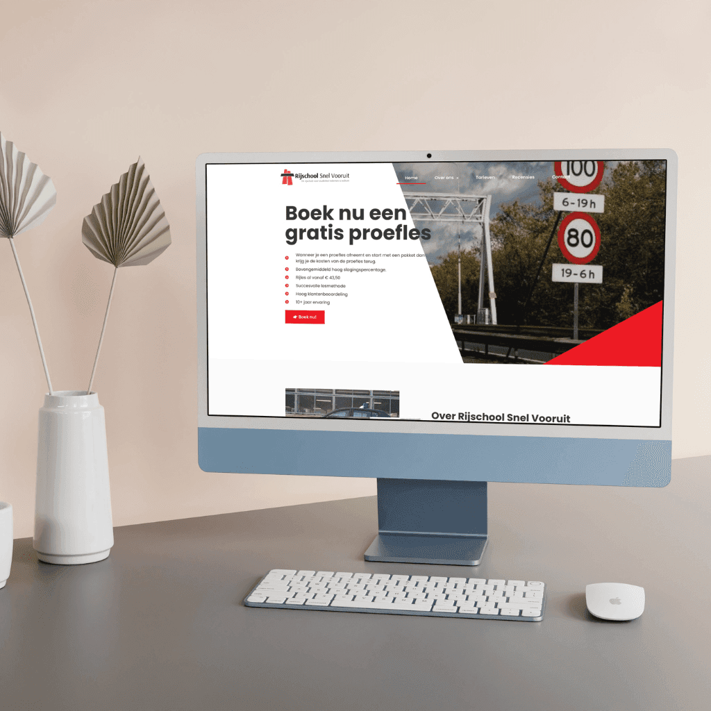 Rijschool Snel Vooruit, Driving school by Let's Build That Site