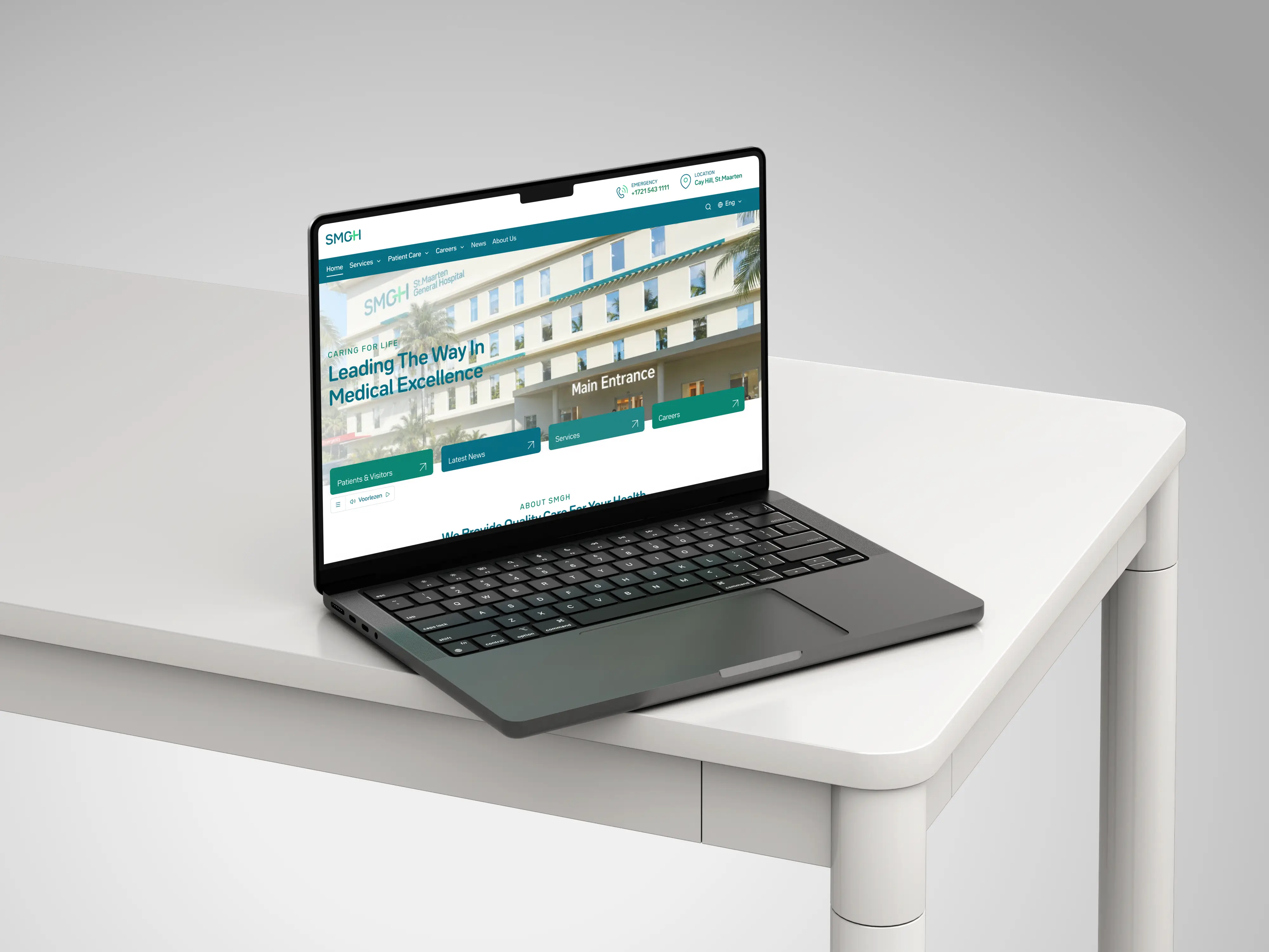 Sint Maarten General Hospital, Hospital by Let's Build That Site